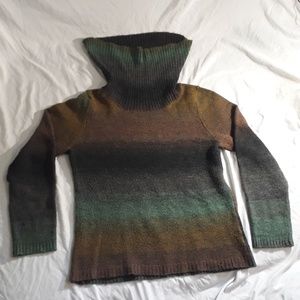 Elementz Womens Acrylic Turtle Neck Sweater Size M